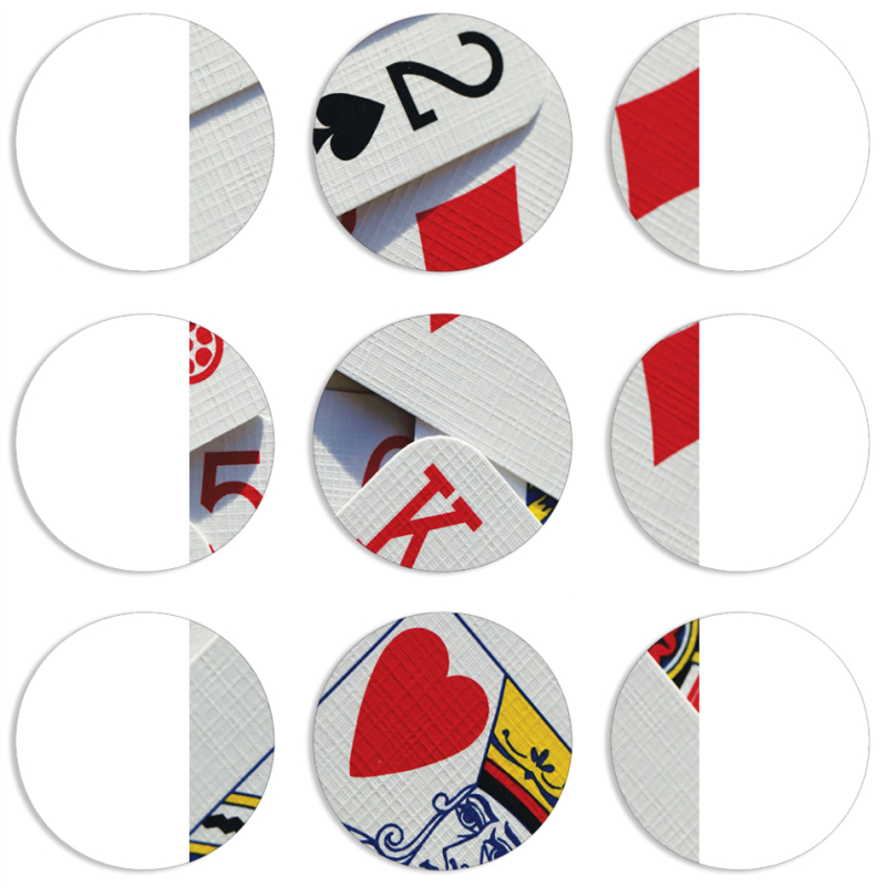 Магнитные фотопазлы круги d55 набор 9 штук 