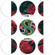 Магнитные фотопазлы круги d55 набор 9 штук 