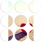 Магнитные фотопазлы круги d55 набор 9 штук 