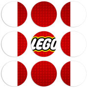 Магнитные фотопазлы круги d55 набор 9 штук 