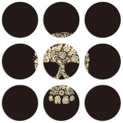 Магнитные фотопазлы круги d55 набор 9 штук 