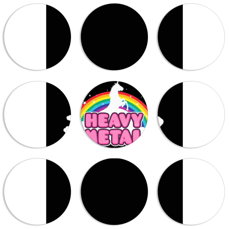 Магнитные фотопазлы круги d55 набор 9 штук 