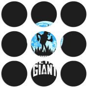 Магнитные фотопазлы круги d55 набор 9 штук 