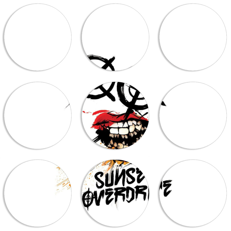 Магнитные фотопазлы круги d55 набор 9 штук 