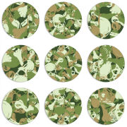 Магнитные фотопазлы круги d55 набор 9 штук 