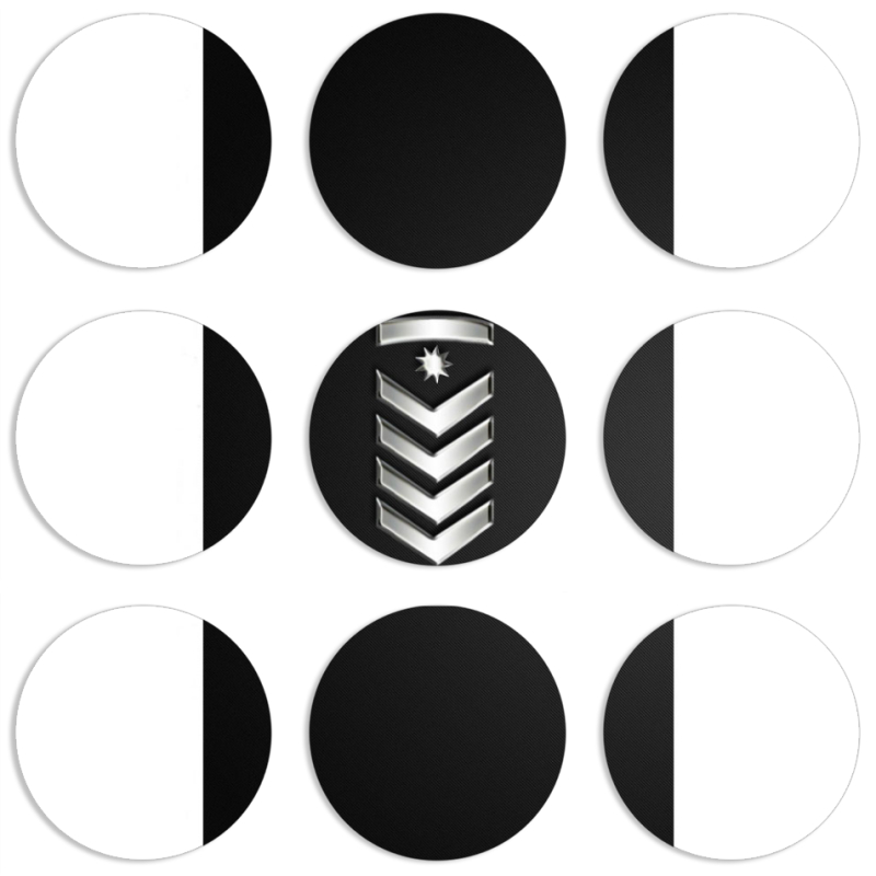 Магнитные фотопазлы круги d55 набор 9 штук 