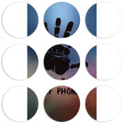 Магнитные фотопазлы круги d55 набор 9 штук 