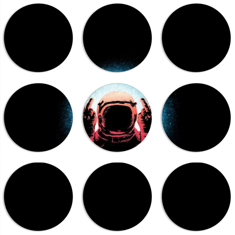 Магнитные фотопазлы круги d55 набор 9 штук 