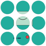 Магнитные фотопазлы круги d55 набор 9 штук 