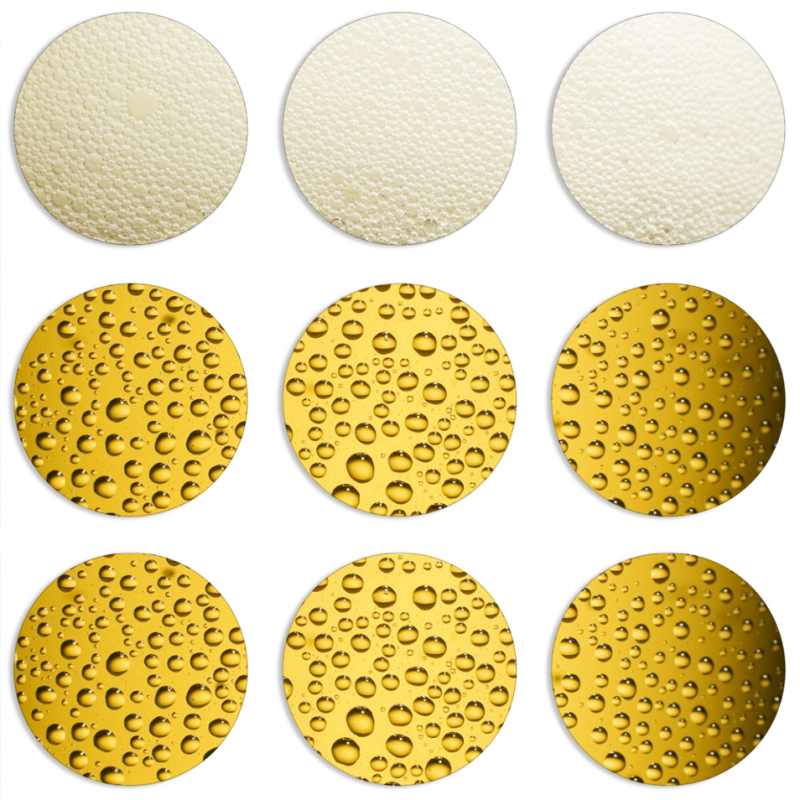 Магнитные фотопазлы круги d55 набор 9 штук 