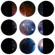 Магнитные фотопазлы круги d55 набор 9 штук 