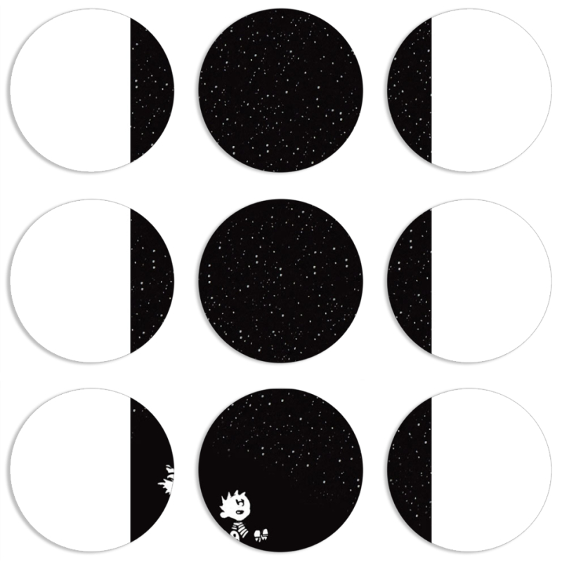 Магнитные фотопазлы круги d55 набор 9 штук 