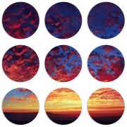 Магнитные фотопазлы круги d55 набор 9 штук Draw Breath