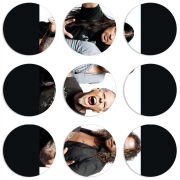 Магнитные фотопазлы круги d55 набор 9 штук 