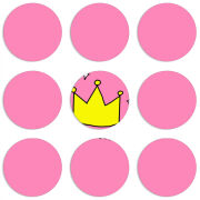 Магнитные фотопазлы круги d55 набор 9 штук 