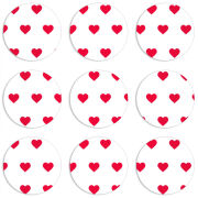 Магнитные фотопазлы круги d55 набор 9 штук 