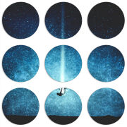 Магнитные фотопазлы круги d55 набор 9 штук 