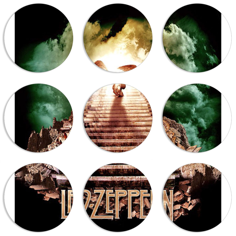 Магнитные фотопазлы круги d55 набор 9 штук 