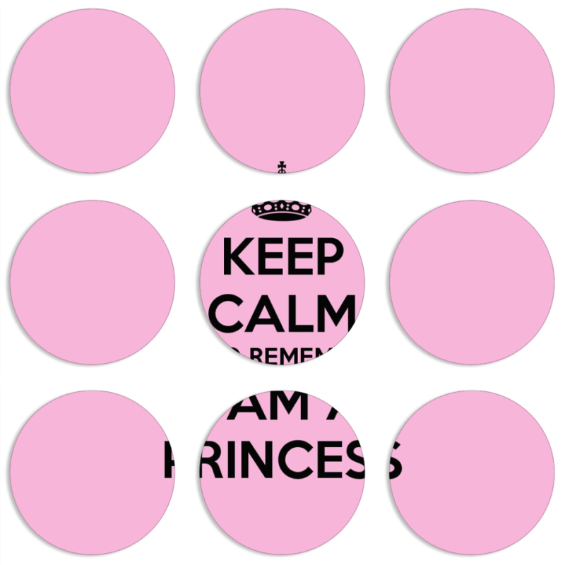 Магнитные фотопазлы круги d55 набор 9 штук 