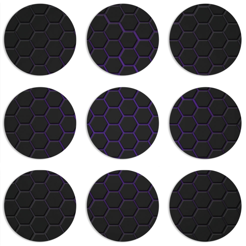 Магнитные фотопазлы круги d55 набор 9 штук 