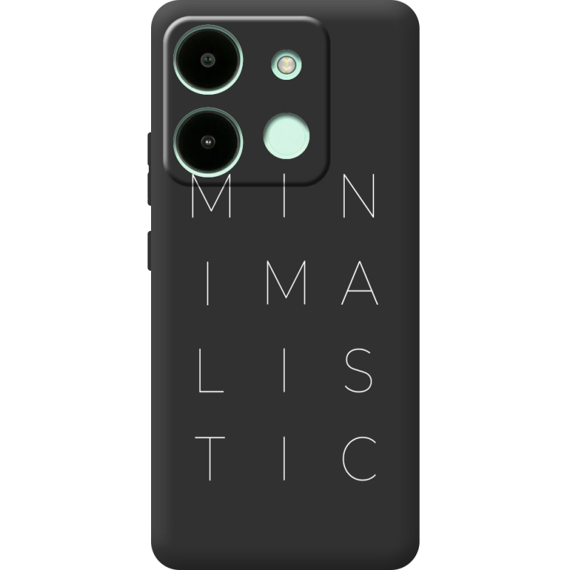 Черный чехол BoxFace Infinix Smart 7 Minimalistic