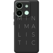 Черный чехол BoxFace Infinix Smart 7 Minimalistic