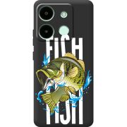 Черный чехол BoxFace Infinix Smart 7 Fish