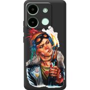 Черный чехол BoxFace Infinix Smart 7 Tanker Girl