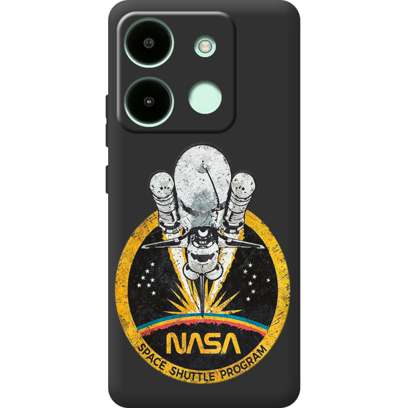 Черный чехол BoxFace Infinix Smart 7 NASA Spaceship