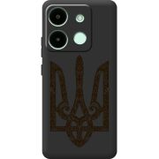 Черный чехол BoxFace Infinix Smart 7 Ukrainian Trident