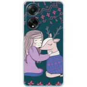 Чехол BoxFace OPPO A98 5G Girl and deer