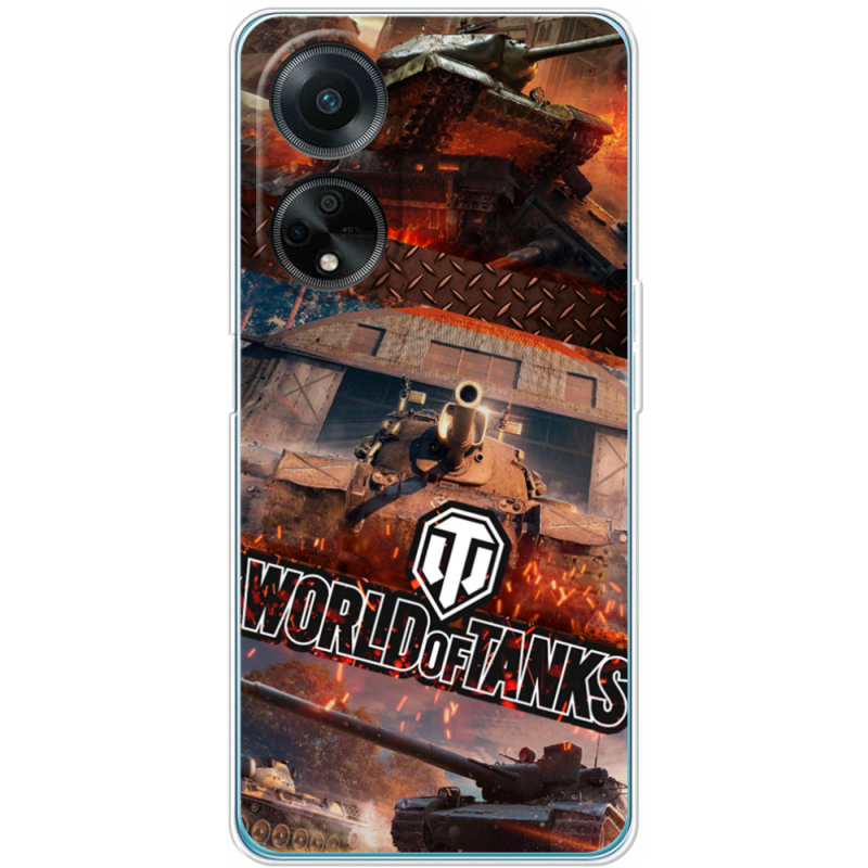 Чехол BoxFace OPPO A98 5G World Of Tanks