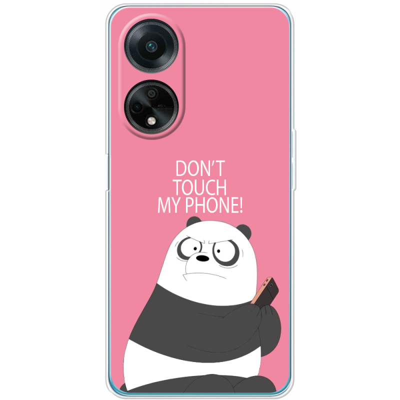 Чехол BoxFace OPPO A98 5G Dont Touch My Phone Panda