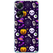Чехол BoxFace OPPO A98 5G Halloween Purple Mood