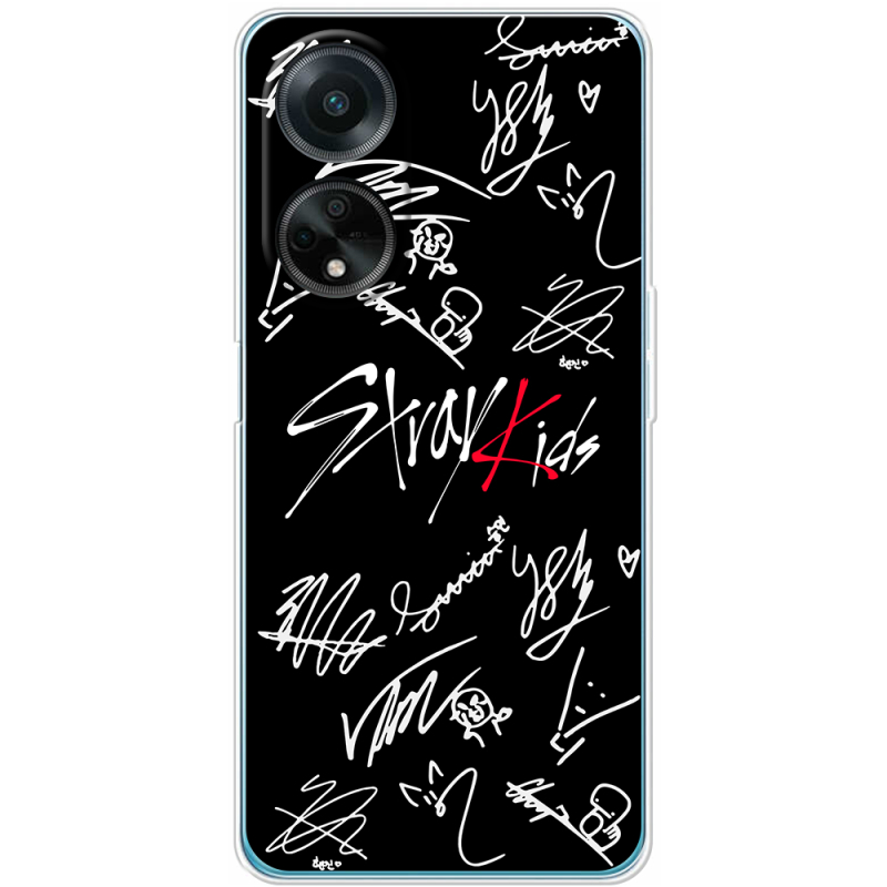 Чехол BoxFace OPPO A98 5G Stray Kids автограф