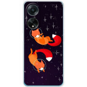 Чехол BoxFace OPPO A98 5G Fox-Astronauts