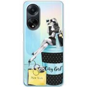 Прозрачный чехол BoxFace OPPO A98 5G City Girl