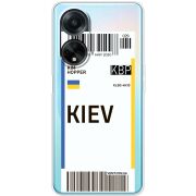Прозрачный чехол BoxFace OPPO A98 5G Ticket Kiev