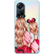 Прозрачный чехол BoxFace OPPO A98 5G Mouse Girls