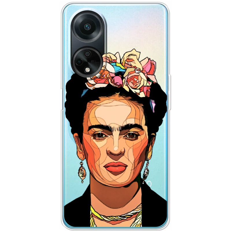 Прозрачный чехол BoxFace OPPO A98 5G Фрида Кало