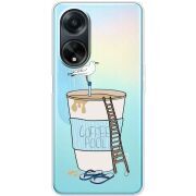 Прозрачный чехол BoxFace OPPO A98 5G Segull in Cofee Pool