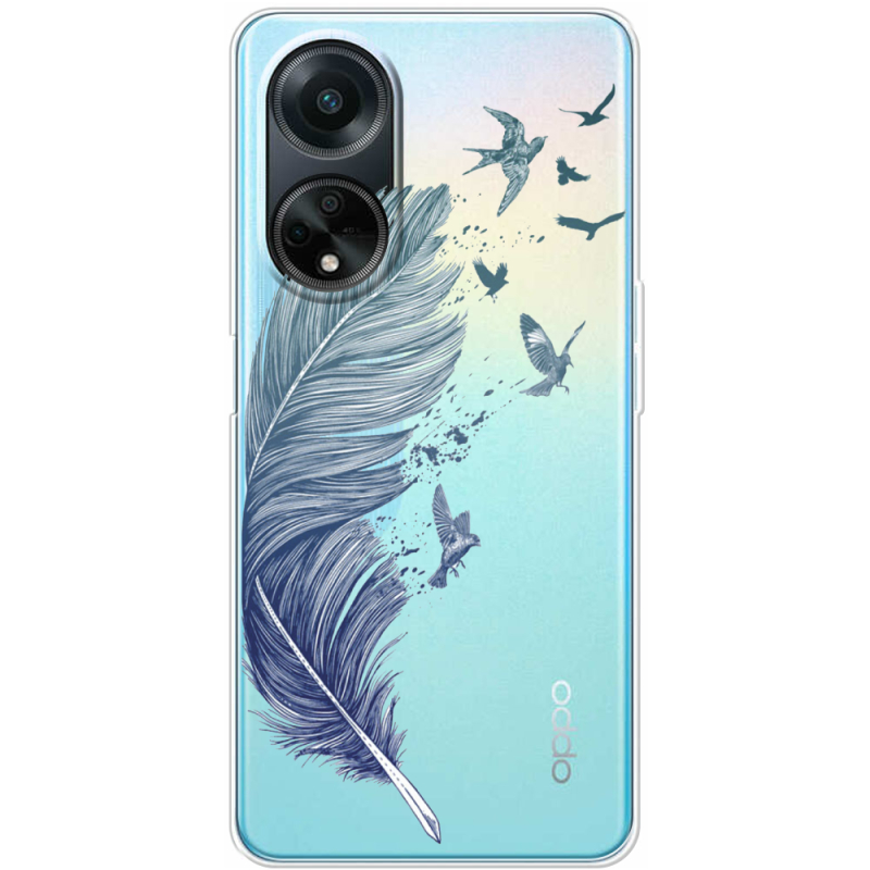 Прозрачный чехол BoxFace OPPO A98 5G Feather