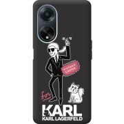 Черный чехол BoxFace OPPO A98 5G For Karl