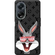 Черный чехол BoxFace OPPO A98 5G looney bunny