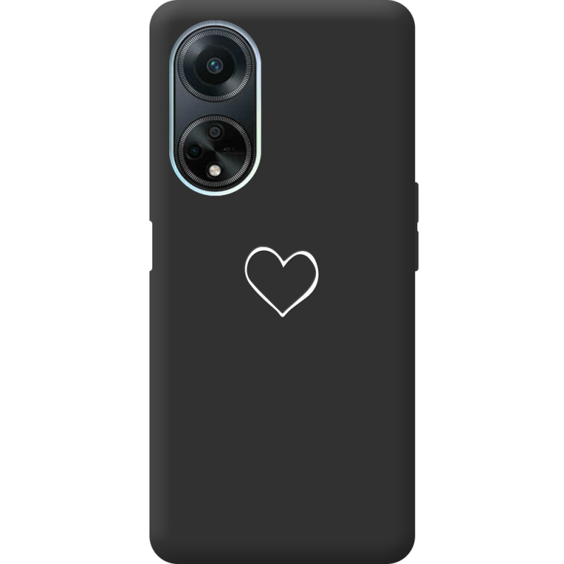 Черный чехол BoxFace OPPO A98 5G My Heart