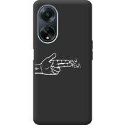 Черный чехол BoxFace OPPO A98 5G Pew Pew