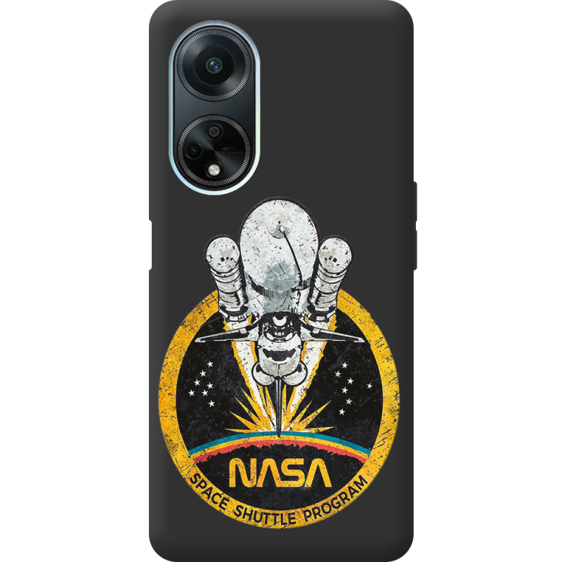 Черный чехол BoxFace OPPO A98 5G NASA Spaceship