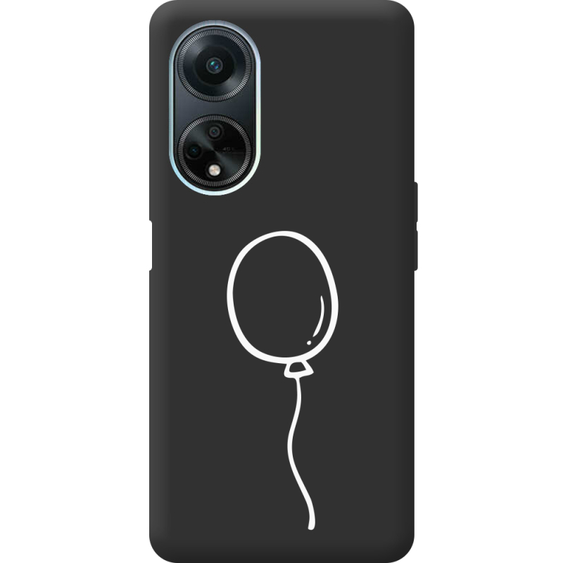 Черный чехол BoxFace OPPO A98 5G Balloon