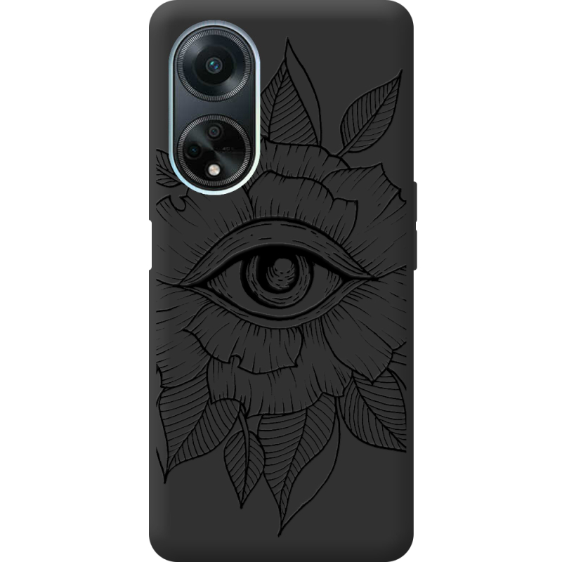 Черный чехол BoxFace OPPO A98 5G Eye