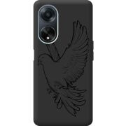 Черный чехол BoxFace OPPO A98 5G Dove